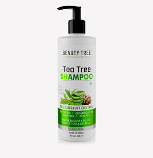 Beauty Tree Tea Tree oil Hair Shampoo For Dry Hair | Dandruff Control | Sulphate Free parabens Free | For Men & Women 200 ml