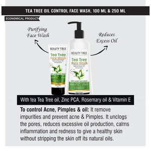 BT Tea Tree Face Wash, 250ml