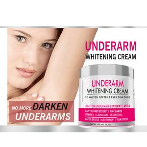 Beauty tree Under Arm Whitening Cream for Lightening Underarm and Intimate Area 100 ml