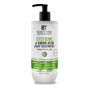 Beauty Tree Cysteine Keratin Hair Treatment For Damage Repair | For Salon Smooth Straight hair | Formaldehyde Free | Smell Free For Women & Men 500 ml