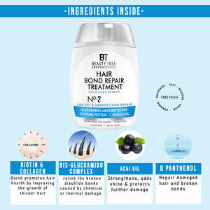 Beauty Tree Hair Bond Repair treatment For Dry Damaged Hair Repair with amino & Proteins 120 ml