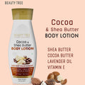 Beauty Tree Cocoa & Shea Butter Body Lotion Moisturizer | For Glowing & Soft Skin | For Women & Men 200 ml