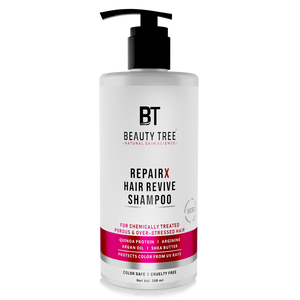 Beauty Tree Repairx Revive Hair Shampoo | Strengthening and Repairing Hair | pH Balanced | Sulphate Free Shampoo For Women & Men 300 ml