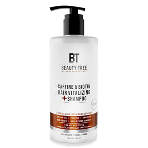 Beauty Tree Caffeine Biotin Hair Vitalizing Hair Shampoo With Caffine, Biotin & Natural Protein For Hair Growth | For Men & Women 300 ml