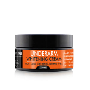 Beauty Tree Under Arm Whitening Body Cream for Lightening Underarm and Intimate Area | Tan Removal | Dark Spots Removal | For Women 50 ml