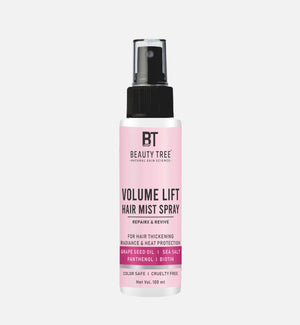 Beauty Tree Volume Lift Mist Spray For Volumize Hair With Quinoa Protein | For Weak Damaged Hair | Hair Mist Spray for Women & Men 100 ml