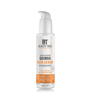 Beauty Tree Quinoa Hair Serum With Quinoa Protein, Biacapil, Vitamin E & Biotin For Frizzy Hair | Heat Protection Serum | For Women & Men 100 ml