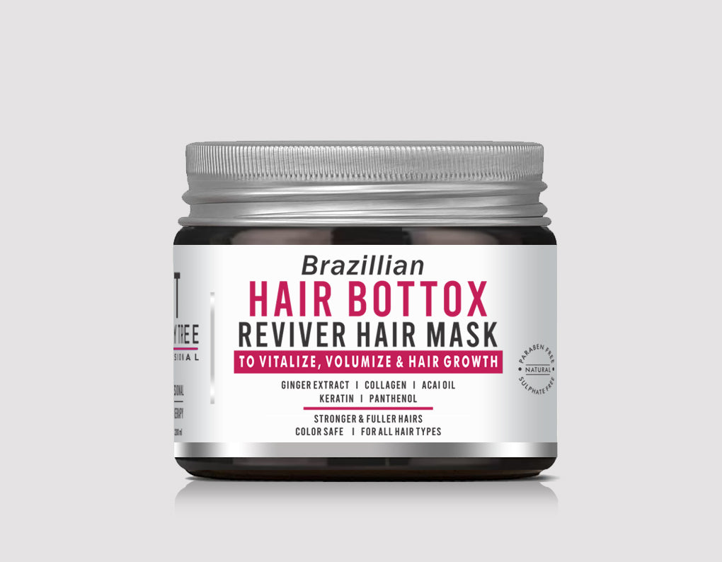 Beauty Tree Professional Brazillian Bottox Reviver Hair Mask | Keratin Hair Cream For Women & Men 200 ml