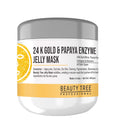 Beauty Tree 24k Gold & Papaya Enzyme Jelly Face Mask For Radiance & Glowing Skin For Women & Men 400 ml