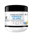 Beauty Tree Vitamin C & Hyaluronic Acid Hydrafacial Gel Scrub For Glowing Skin | With Hyaluronic Acid & Vitamin-C | For Gently Remove Dirt, Grime, Make-Up & Build up | For Women & Men 500 ml