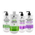 Cystein & Amino Acid Hair Treatment For Salon Smooth Straight Hair | Formaldehyde Free | Smell Free For Women & Men 900 ml (Sx4)
