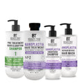 Nanoplastia Hair Repair Treatment Beauty Tree Nano Plastia Hair Repair Treatment With Tannin, Acai Fruit Oil & Collagen For Dry Frizzy & Damaged Hair Repair 900 ml (SET OF 4)