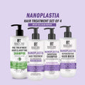 Nanoplastia Hair Repair Treatment set For Dry Frizzy &amp; Damaged Hair Repair of (4x300 ml)
