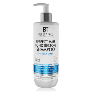 Beauty Tree Perfect Hair Bond Restore Hair Shampoo With Arginine & Hair Amino Acid for Strong & Shiny Hair | Soft, Silky Hair | Shampoo for Women and Men 300 ML