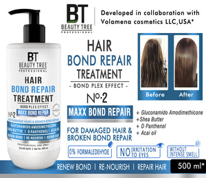 Beauty Tree Hair Bond Repair Maxx treatment for Damaged & Broken Bond Repair 500 ml