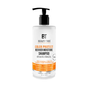Beauty Tree Color Protect Reviver Moisture Hair Shampoo With Quinoa Protein, Acai & Marula Oil | Color & Chemically Treated Hair Shampoo For Women & Men 300 ml