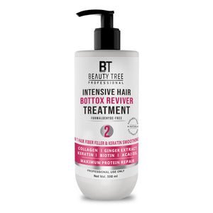 Beauty Tree Intensive Hair Bottox Reviver Treatment Formaldehyde Free, Professional Hair Treatment for Hair Repair, Shine & Straight Hair 500 ml