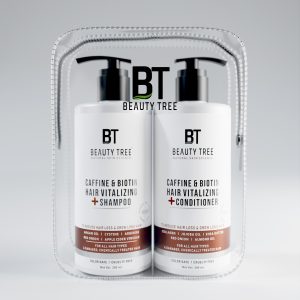Beauty Tree Caffeine Biotin Hair Vitalizing Shampoo & Conditioner With Biotin & Onion Extract Reduces hair fall, promotes hair growth 600(300X2) ml