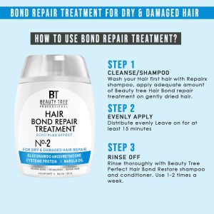 Beauty Tree Hair Bond Repair treatment For Dry Damaged Hair Repair with amino & Proteins 120 ml