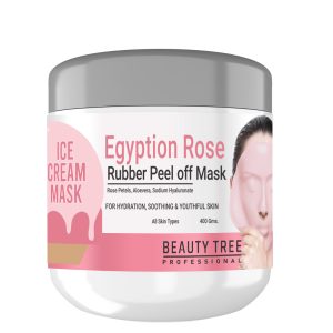Beauty tree Egyptian rose Rubber Peel Off Mask for face 500 ml