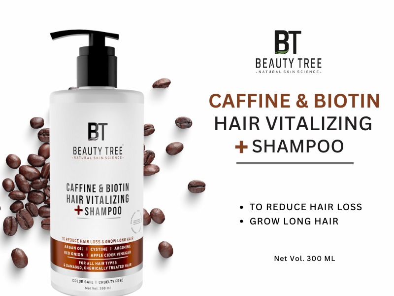 Beauty Tree Caffeine Biotin Hair Vitalizing Shampoo 300 ml