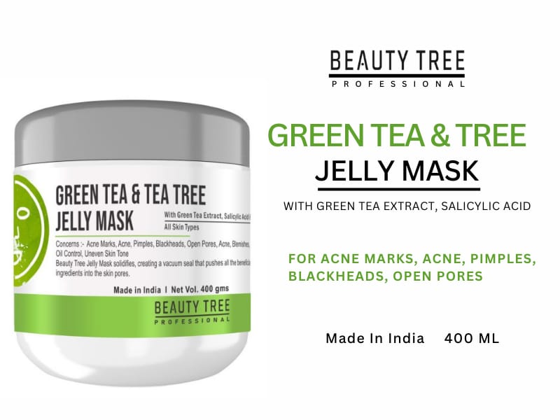 Beauty Tree Green Tea & Tea Tree Jelly Mask for face 400 ml