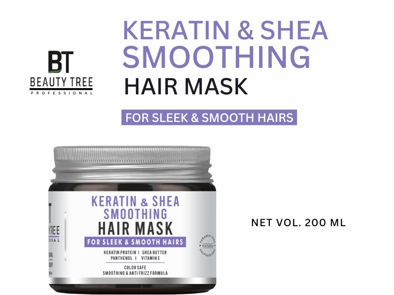 Beauty Tree Professional Keratin & Shea Smoothening Hair Mask 200 ml