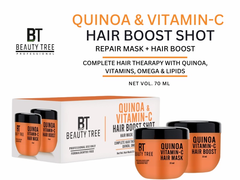 Beauty Tree Professional Quinoa Vitamin C Hair boost Shot (35+35) 70 ml