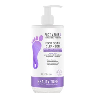 Beauty Tree Foot Medi RX Foot Soak Cleanser With Urea & Lactic Acid For Soften & Moisturize The Skin 1000 ml