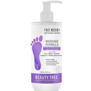 Beauty Tree Massage formula light weight cream With urea & Blueberry Extract For Soften & moisturize the Skin, 500 ml